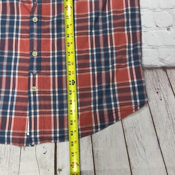 Lucky Brand Men Short Sleeve Cotton Button Shirt Top Size Extra Large M107 -17 - Picture 3 of 16